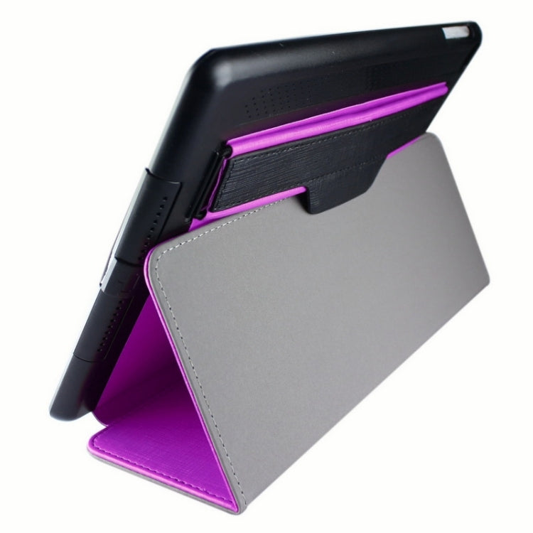 Cross Texture Multifunctional Smart Leather Case with Holder & Sleep / Wake-up Function & Loud Speaker for iPad Air 2 / iPad 6