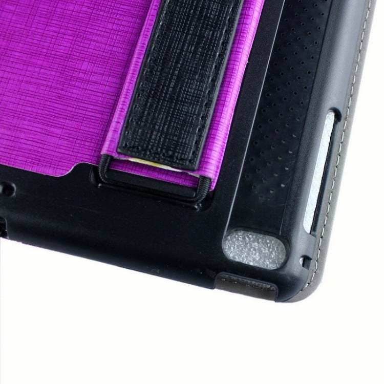 Cross Texture Multifunctional Smart Leather Case with Holder & Sleep / Wake-up Function & Loud Speaker for iPad Air 2 / iPad 6