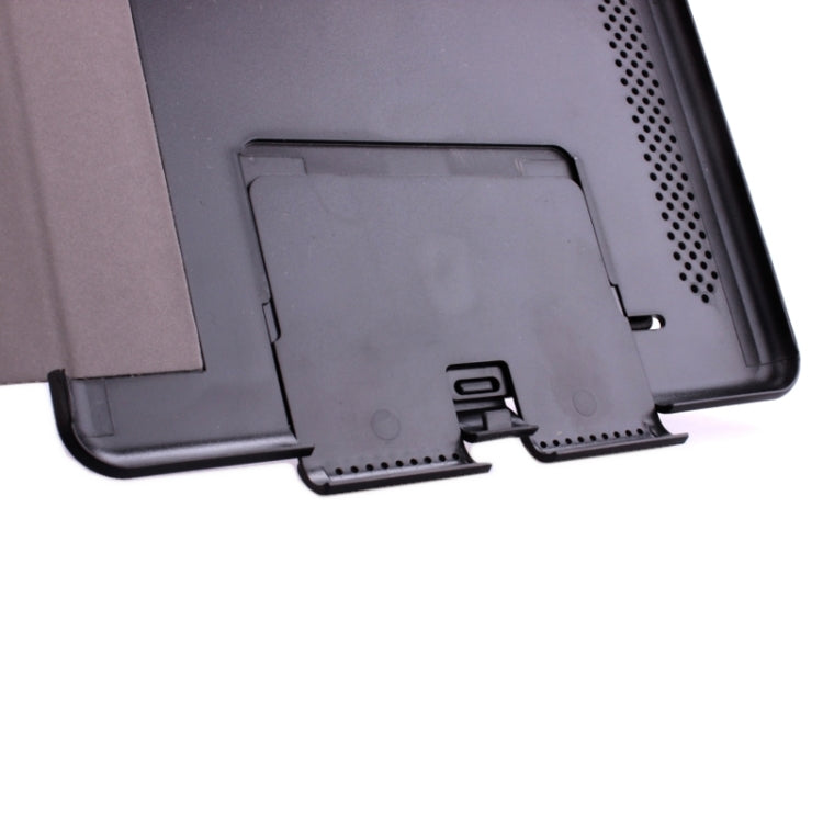 Cross Texture Multifunctional Smart Leather Case with Holder & Sleep / Wake-up Function & Loud Speaker for iPad Air 2 / iPad 6
