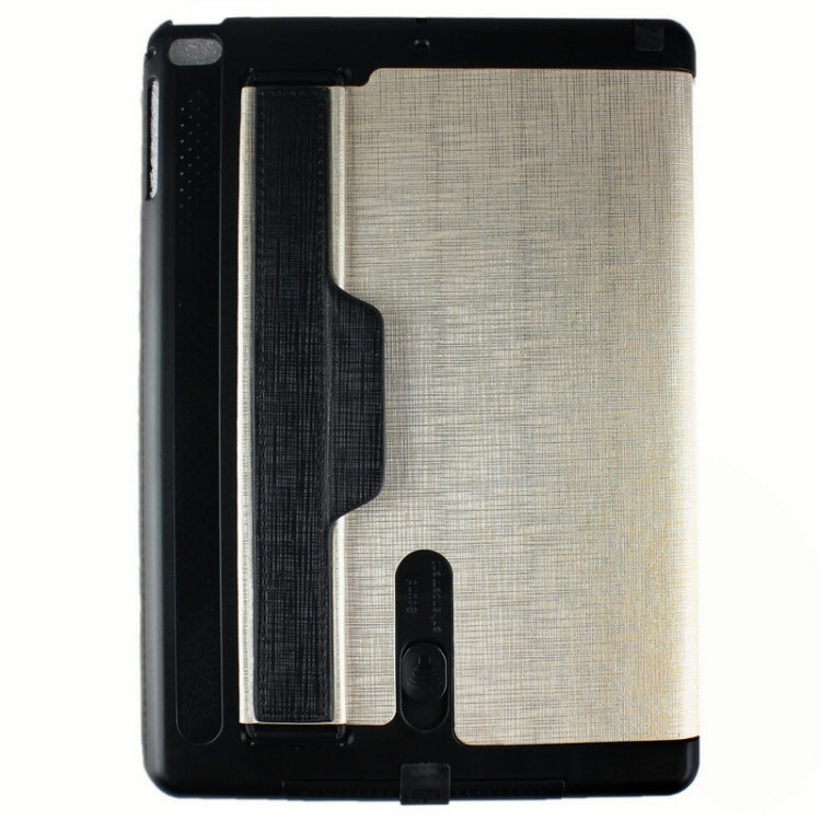 Cross Texture Multifunctional Smart Leather Case with Holder & Sleep / Wake-up Function & Loud Speaker for iPad Air 2 / iPad 6