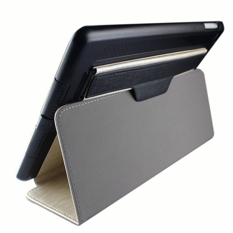 Cross Texture Multifunctional Smart Leather Case with Holder & Sleep / Wake-up Function & Loud Speaker for iPad Air 2 / iPad 6