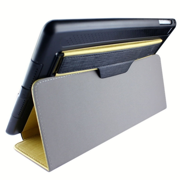 Cross Texture Multifunctional Smart Leather Case with Holder & Sleep / Wake-up Function & Loud Speaker for iPad Air 2 / iPad 6