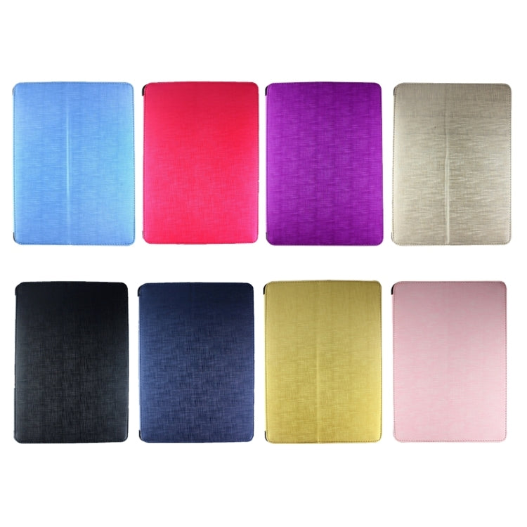 Cross Texture Multifunctional Smart Leather Case with Holder & Sleep / Wake-up Function & Loud Speaker for iPad Air 2 / iPad 6