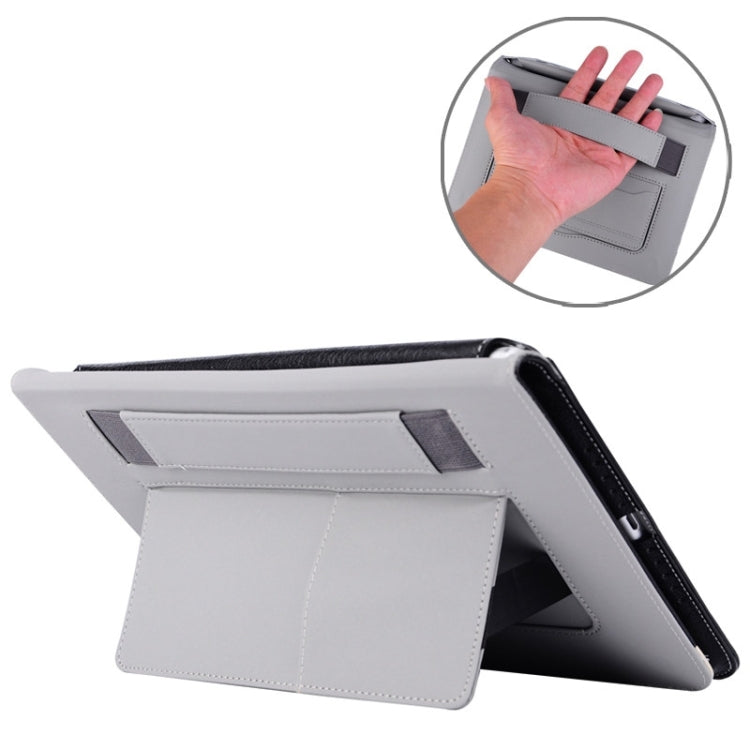 Ultrathin Buffalo Texture Handheld PU Leather Case with Holder for iPad Air 2 / iPad 6