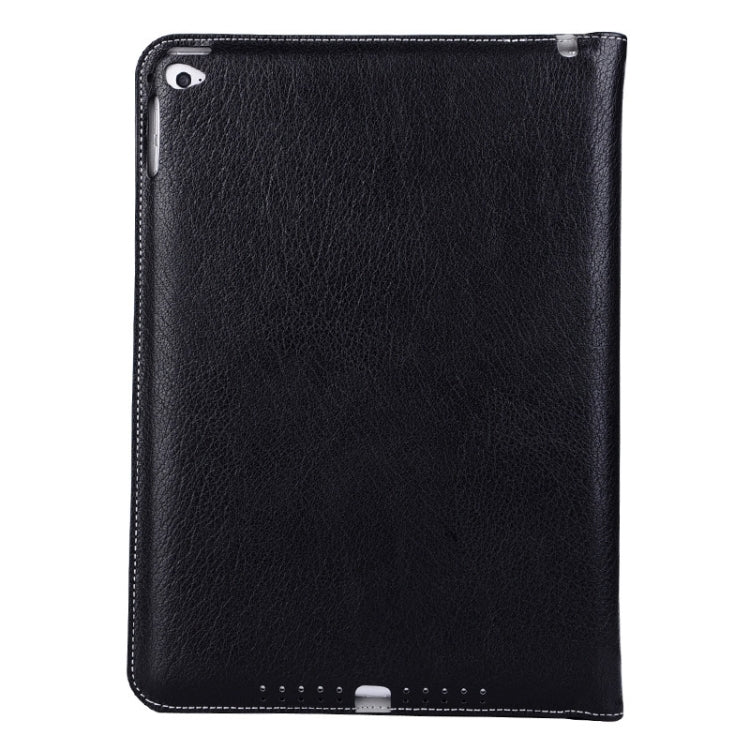 Ultrathin Buffalo Texture Handheld PU Leather Case with Holder for iPad Air 2 / iPad 6