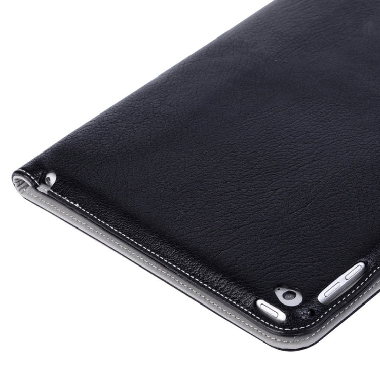 Ultrathin Buffalo Texture Handheld PU Leather Case with Holder for iPad Air 2 / iPad 6