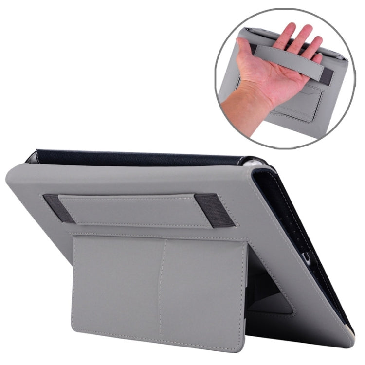 Ultrathin Buffalo Texture Handheld PU Leather Case with Holder for iPad Air 2 / iPad 6