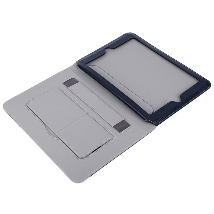 Ultrathin Buffalo Texture Handheld PU Leather Case with Holder for iPad Air 2 / iPad 6