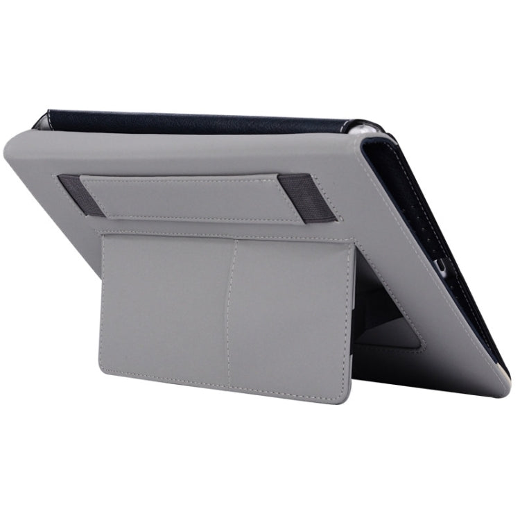 Ultrathin Buffalo Texture Handheld PU Leather Case with Holder for iPad Air 2 / iPad 6