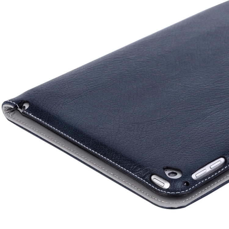 Ultrathin Buffalo Texture Handheld PU Leather Case with Holder for iPad Air 2 / iPad 6