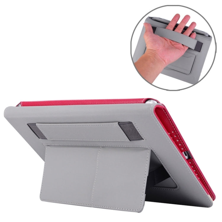 Ultrathin Buffalo Texture Handheld PU Leather Case with Holder for iPad Air 2 / iPad 6