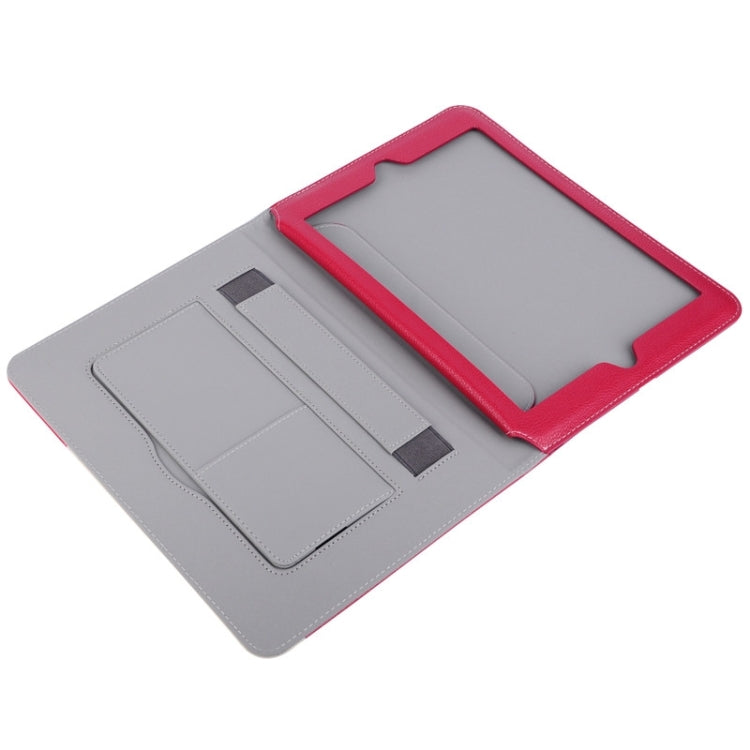Ultrathin Buffalo Texture Handheld PU Leather Case with Holder for iPad Air 2 / iPad 6