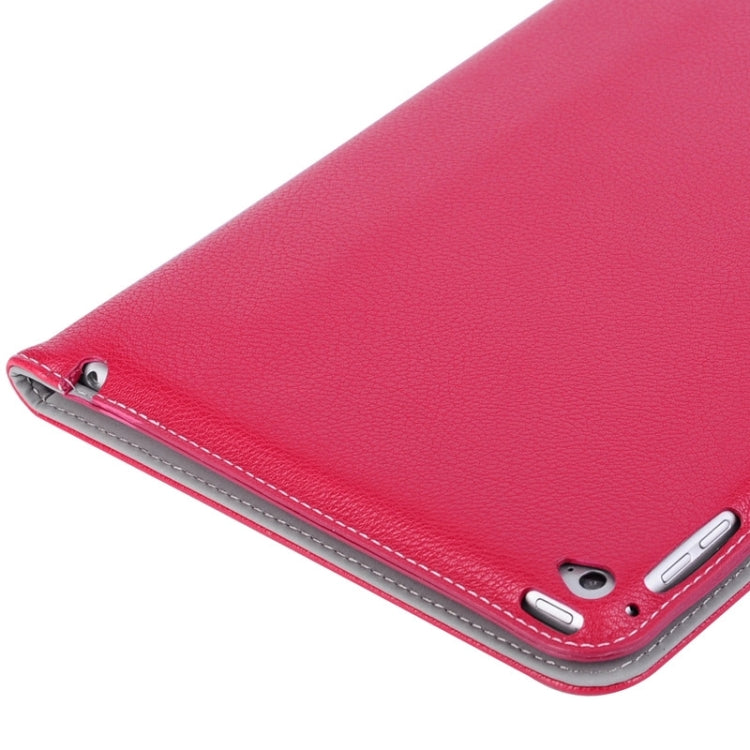 Ultrathin Buffalo Texture Handheld PU Leather Case with Holder for iPad Air 2 / iPad 6