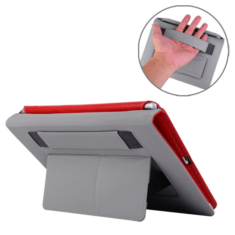 Ultrathin Buffalo Texture Handheld PU Leather Case with Holder for iPad Air 2 / iPad 6
