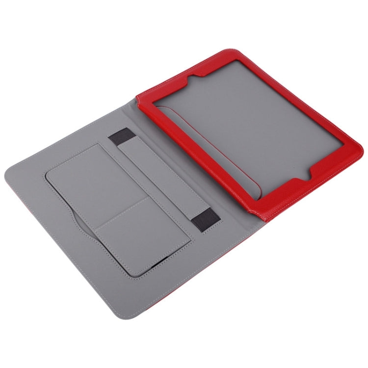Ultrathin Buffalo Texture Handheld PU Leather Case with Holder for iPad Air 2 / iPad 6