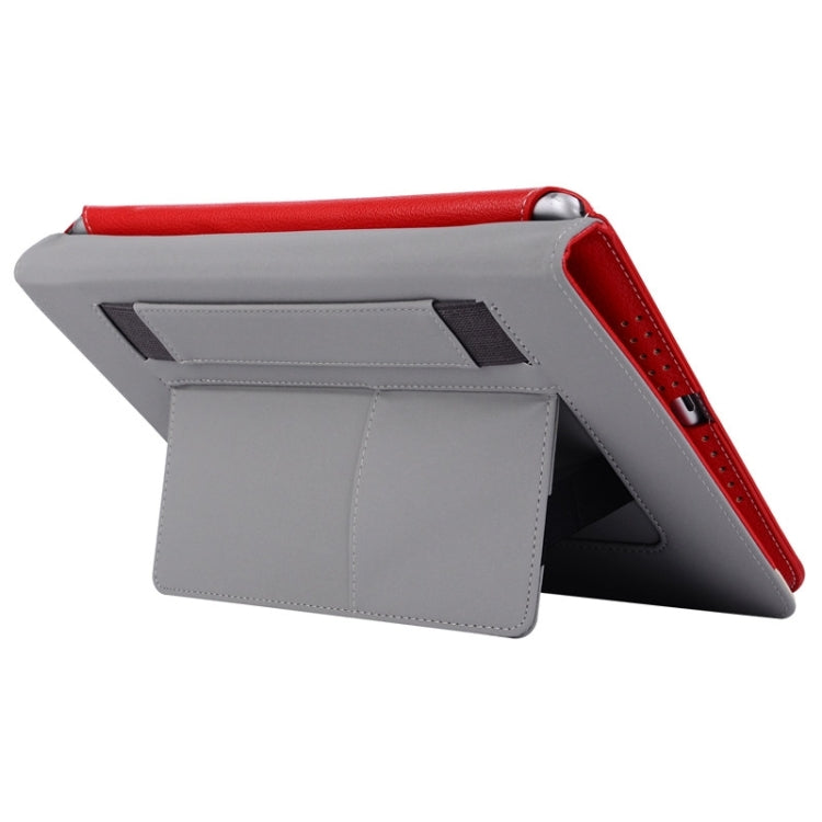 Ultrathin Buffalo Texture Handheld PU Leather Case with Holder for iPad Air 2 / iPad 6