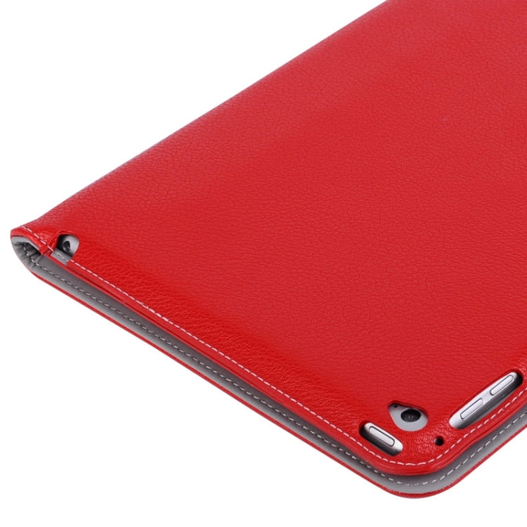 Ultrathin Buffalo Texture Handheld PU Leather Case with Holder for iPad Air 2 / iPad 6