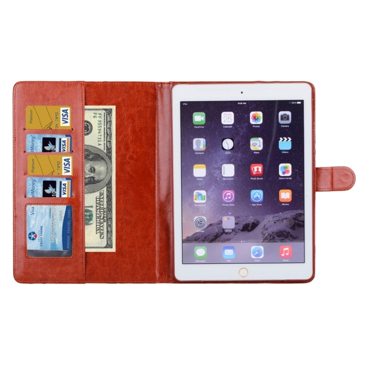 Leaves and Flowers Pattern Smart Cover Leather Case with Card Slots & Wallet & Holder & Sleep / Wake-up Function for iPad Air 2 / iPad 6