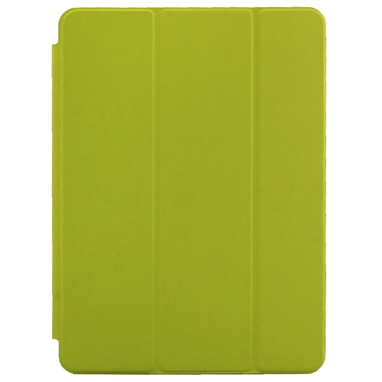 3-fold Naturally Treated Smart Leather Case with Sleep / Wake-up Function & Holder for iPad Air 2