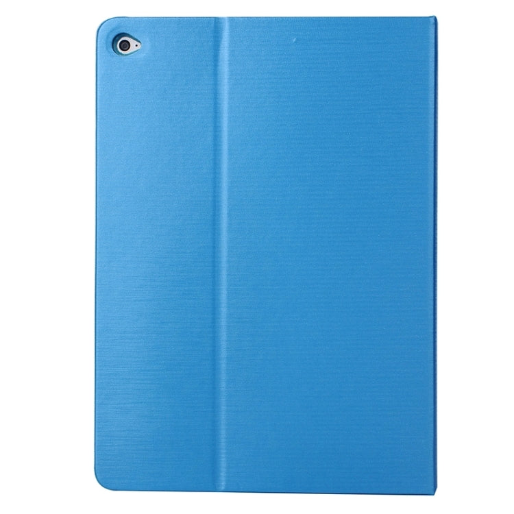 Brushed Texture Leather Case with Card Slots & Holder for iPad Air 2