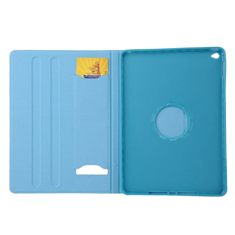 Brushed Texture Leather Case with Card Slots & Holder for iPad Air 2