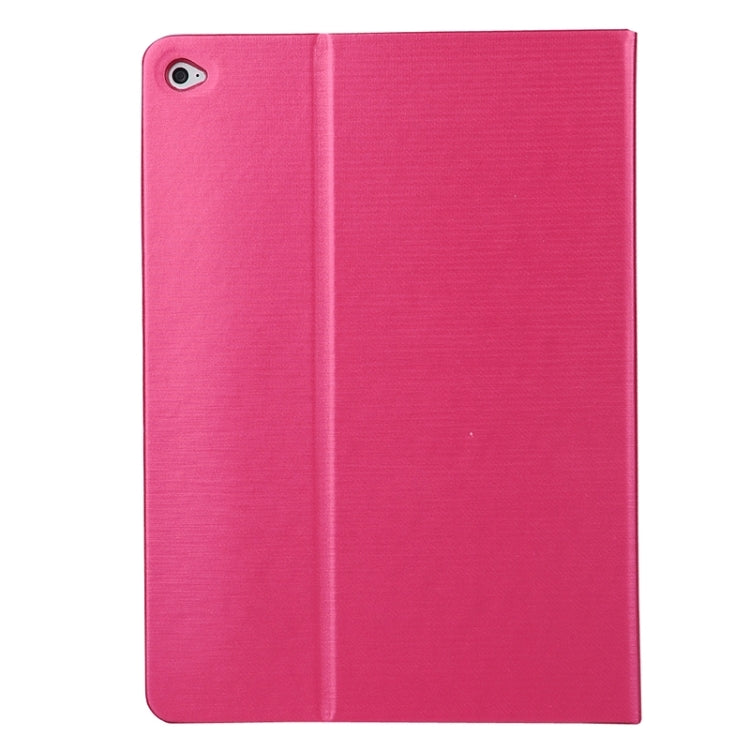 Brushed Texture Leather Case with Card Slots & Holder for iPad Air 2