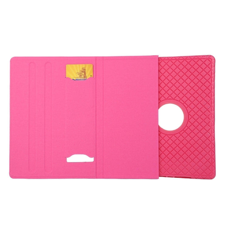 Brushed Texture Leather Case with Card Slots & Holder for iPad Air 2