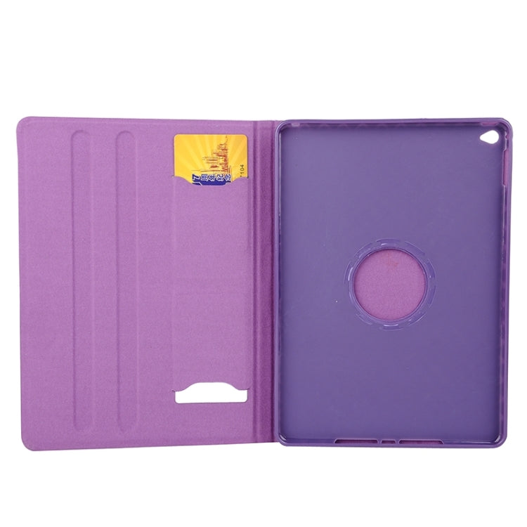 Brushed Texture Leather Case with Card Slots & Holder for iPad Air 2