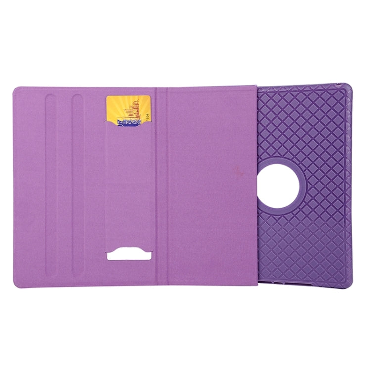Brushed Texture Leather Case with Card Slots & Holder for iPad Air 2