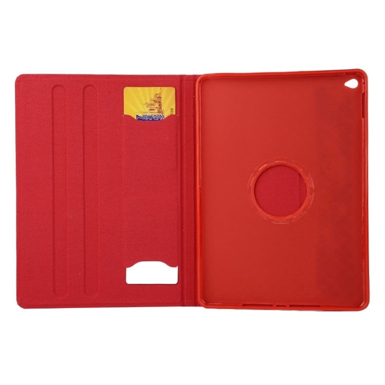 Brushed Texture Leather Case with Card Slots & Holder for iPad Air 2
