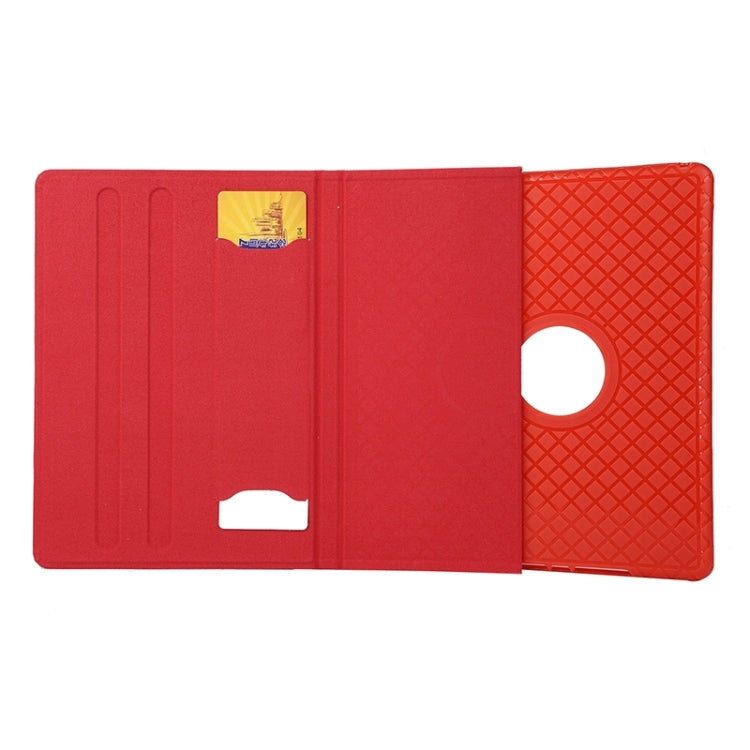 Brushed Texture Leather Case with Card Slots & Holder for iPad Air 2
