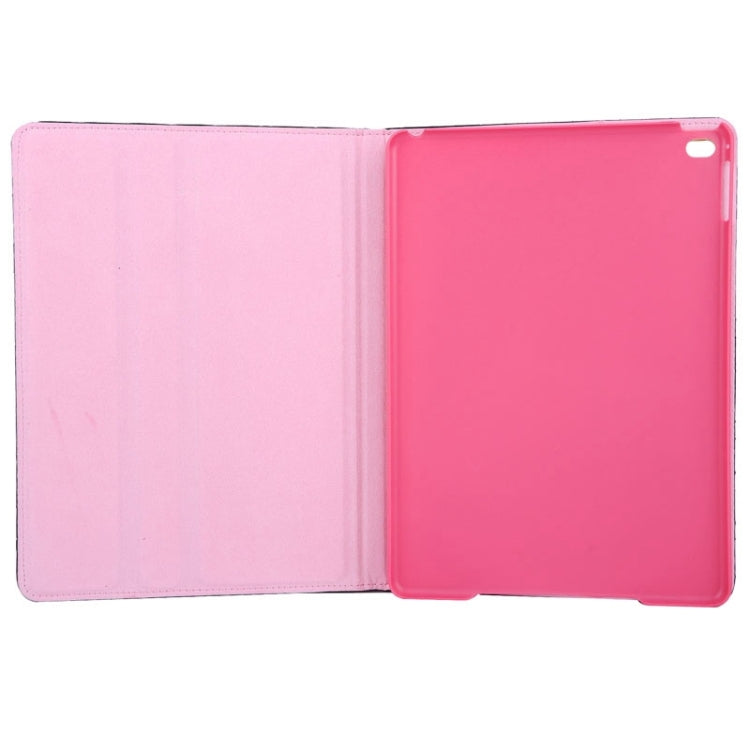 Crown Plaid Texture Horizontal Flip Smart Leather Case with Holder for iPad Air 2 / iPad 6