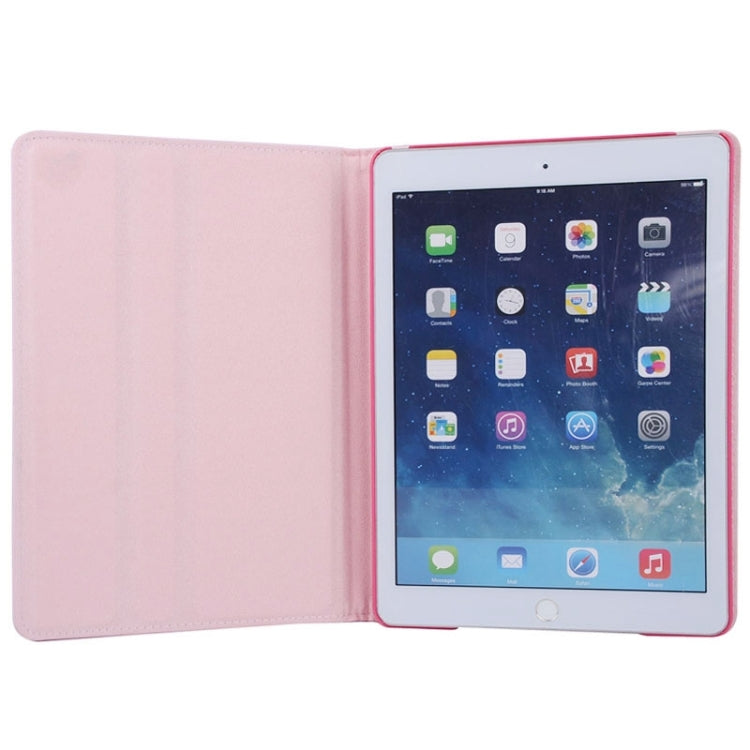 Crown Plaid Texture Horizontal Flip Smart Leather Case with Holder for iPad Air 2 / iPad 6