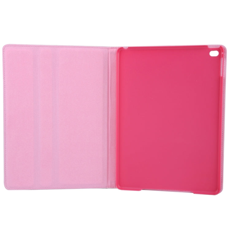Crown Plaid Texture Horizontal Flip Smart Leather Case with Holder for iPad Air 2 / iPad 6