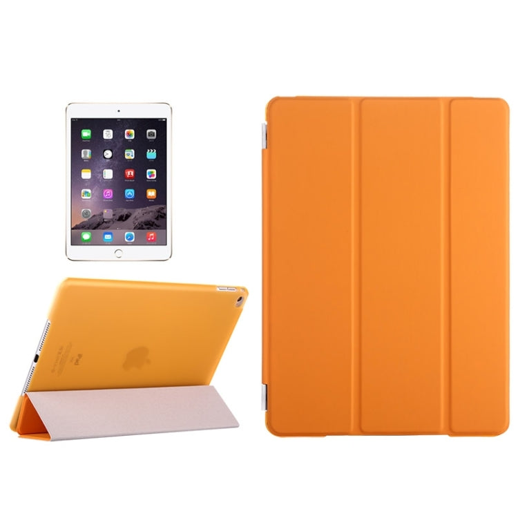 Smart Cover Series 3-folding Leather Case with Holder for iPad air 2 / iPad 6