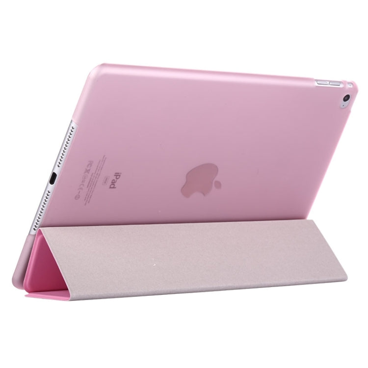 Smart Cover Series 3-folding Leather Case with Holder for iPad air 2 / iPad 6
