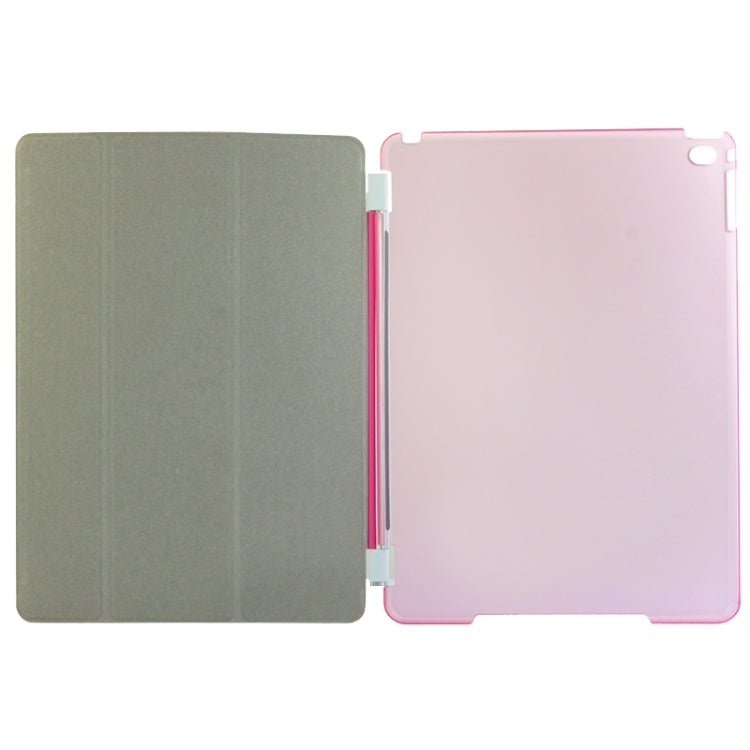 Smart Cover Series 3-folding Leather Case with Holder for iPad air 2 / iPad 6