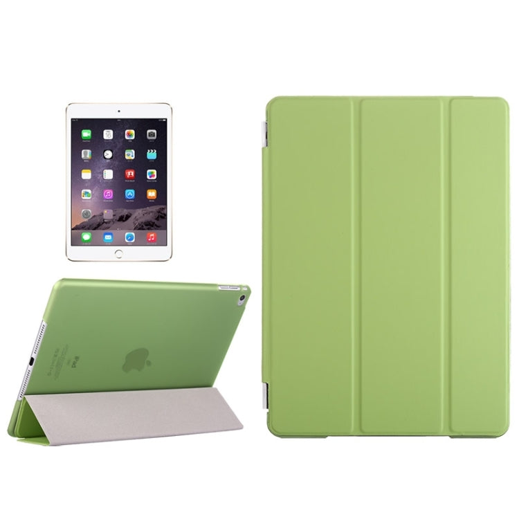 Smart Cover Series 3-folding Leather Case with Holder for iPad air 2 / iPad 6