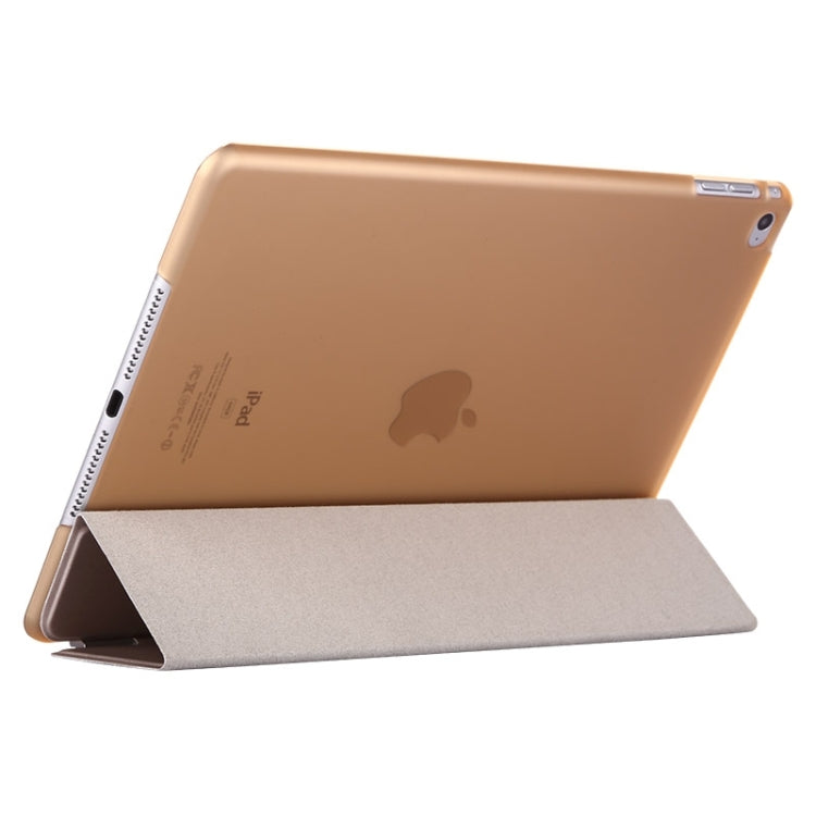 Smart Cover Series 3-folding Leather Case with Holder for iPad air 2 / iPad 6