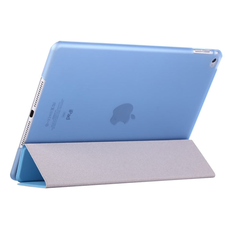 Smart Cover Series 3-folding Leather Case with Holder for iPad air 2 / iPad 6