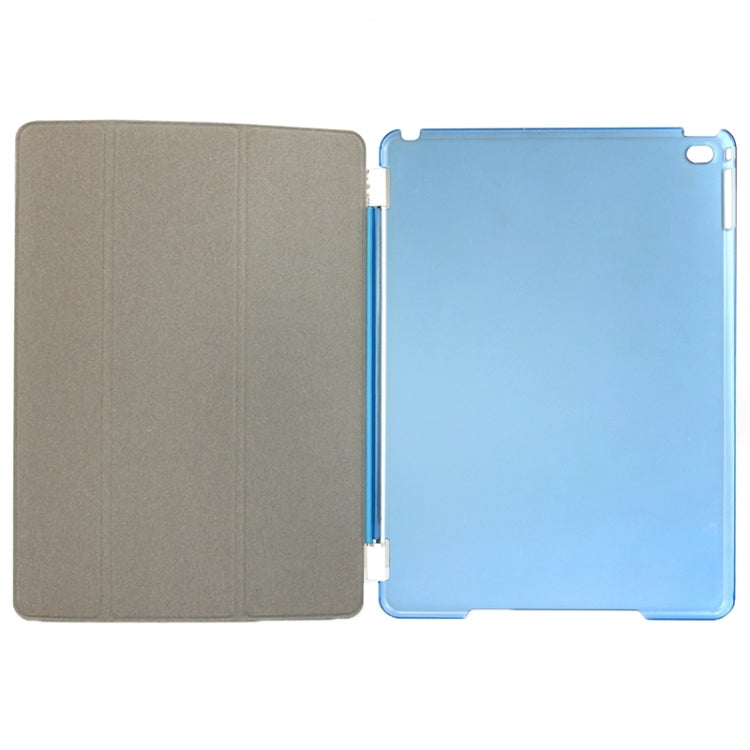 Smart Cover Series 3-folding Leather Case with Holder for iPad air 2 / iPad 6