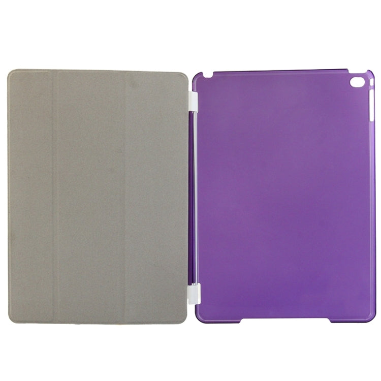 Smart Cover Series 3-folding Leather Case with Holder for iPad air 2 / iPad 6
