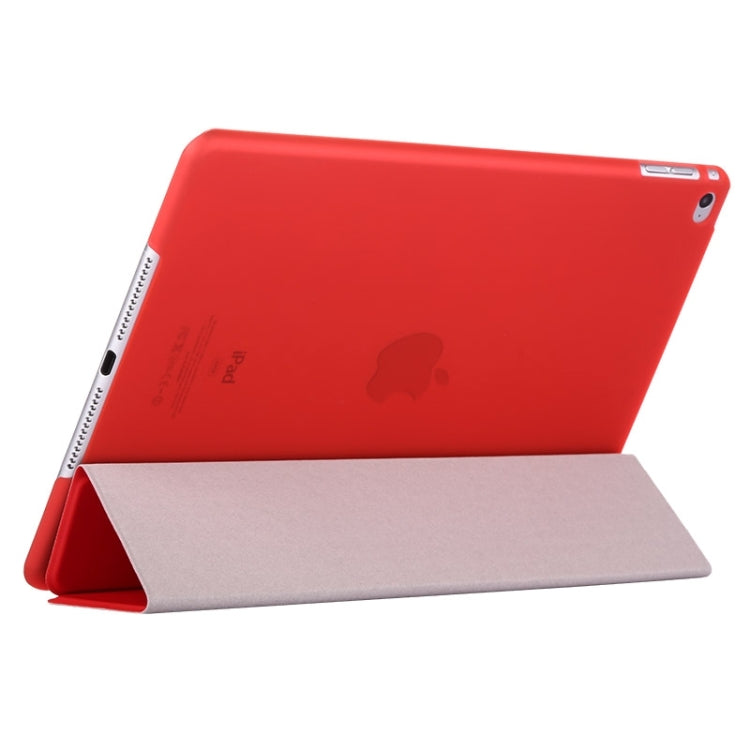 Smart Cover Series 3-folding Leather Case with Holder for iPad air 2 / iPad 6