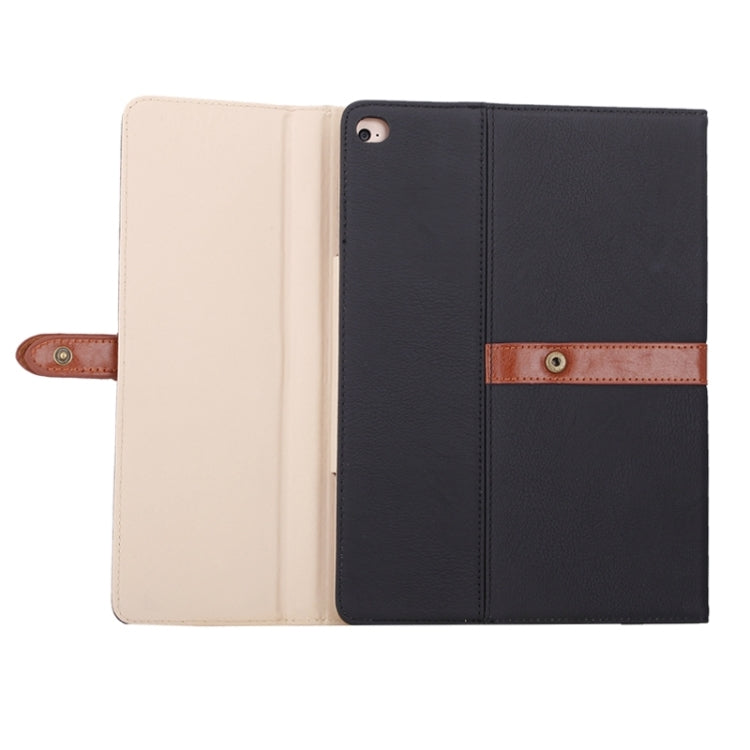 Bussiness Style Horizontal Flip Leather Case with 3-Folding Holder & Buckle for iPad Air 2 / 1 / iPad 6 / 5