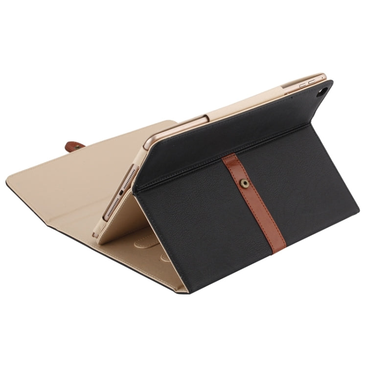 Bussiness Style Horizontal Flip Leather Case with 3-Folding Holder & Buckle for iPad Air 2 / 1 / iPad 6 / 5