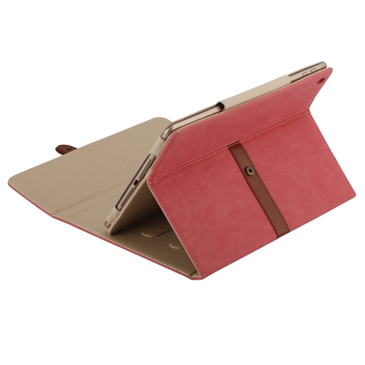 Bussiness Style Horizontal Flip Leather Case with 3-Folding Holder & Buckle for iPad Air 2 / 1 / iPad 6 / 5