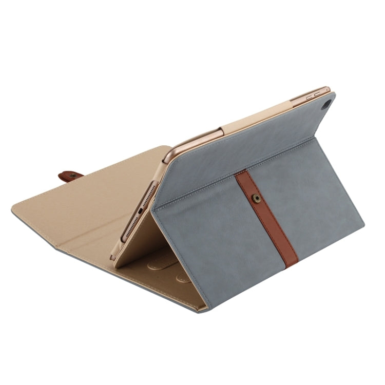 Bussiness Style Horizontal Flip Leather Case with 3-Folding Holder & Buckle for iPad Air 2 / 1 / iPad 6 / 5