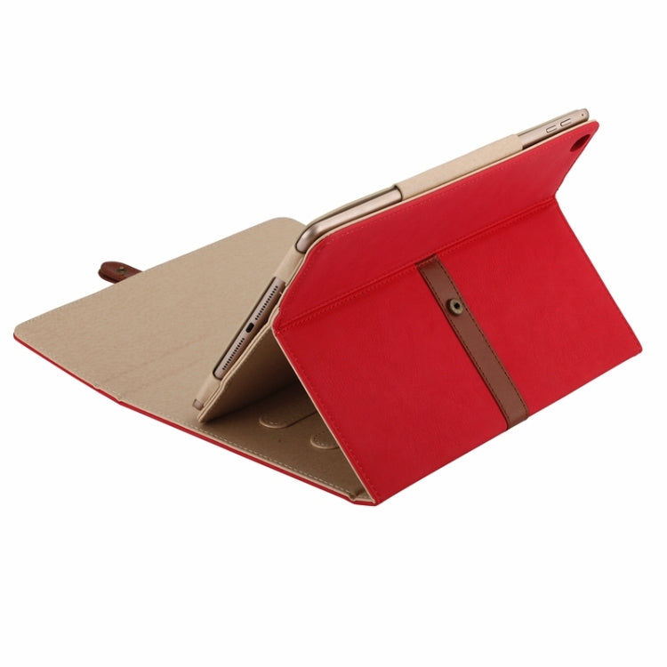 Bussiness Style Horizontal Flip Leather Case with 3-Folding Holder & Buckle for iPad Air 2 / 1 / iPad 6 / 5
