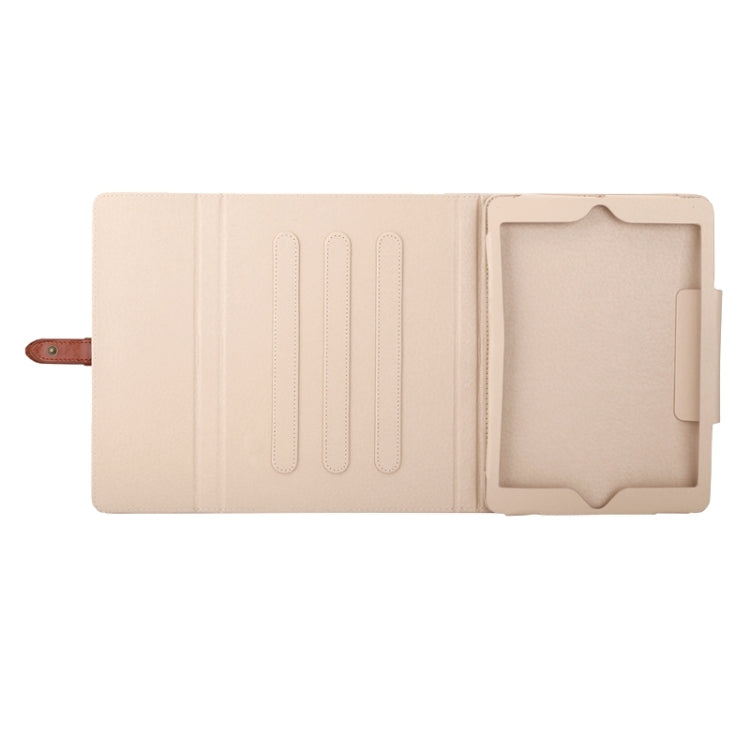 Bussiness Style Horizontal Flip Leather Case with 3-Folding Holder & Buckle for iPad Air 2 / 1 / iPad 6 / 5