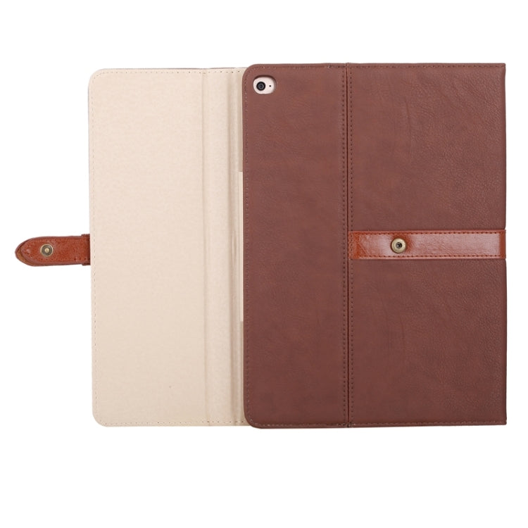 Bussiness Style Horizontal Flip Leather Case with 3-Folding Holder & Buckle for iPad Air 2 / 1 / iPad 6 / 5